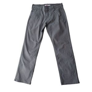 Levi's Jeans Men's 29WX30L Gray Twill Athletic‎ Zip Pocket Stretch Streight Leg
